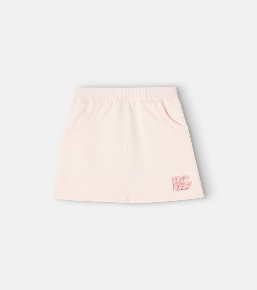 DG sequined cotton skirt