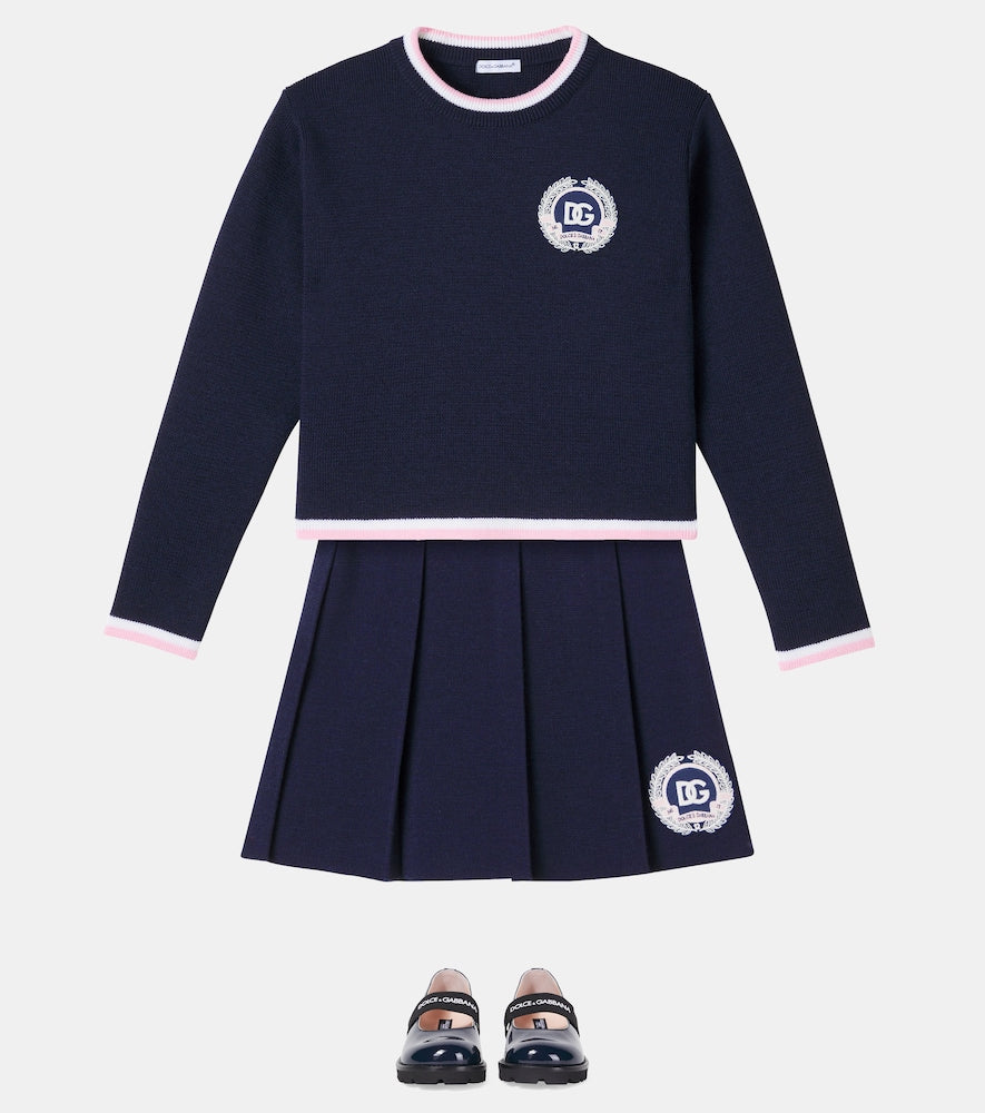 DG virgin wool skirt