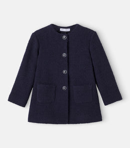 DG wool-blend bouclé coat