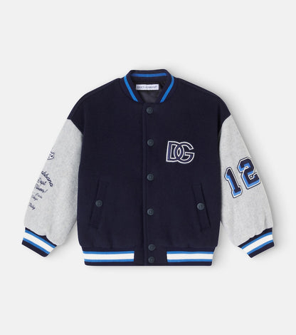 DG wool-blend varsity jacket
