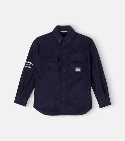 Logo corduroy jacket