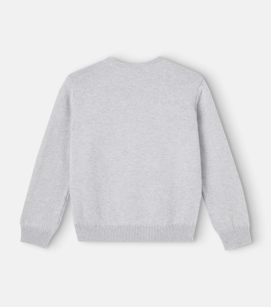 Logo virgin wool sweater