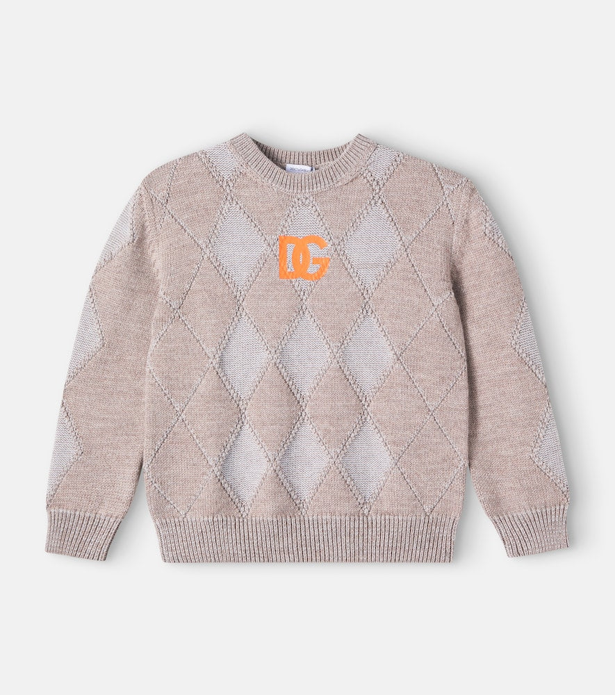 DG Intarsia wool sweater