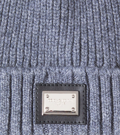 Ribbed-knit wool and cashmere beanie