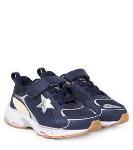 Lightstar leather-trimmed sneakers