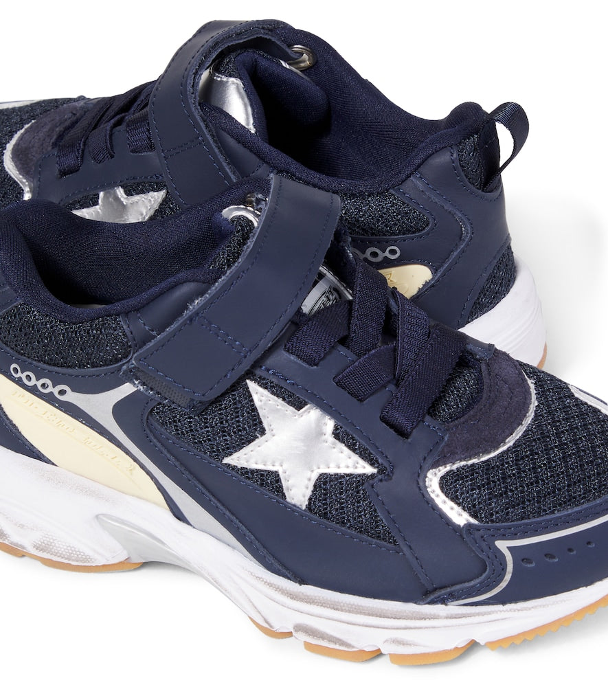 Lightstar leather-trimmed sneakers