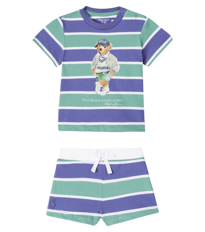 Baby Polo Bear T-shirt and shorts set
