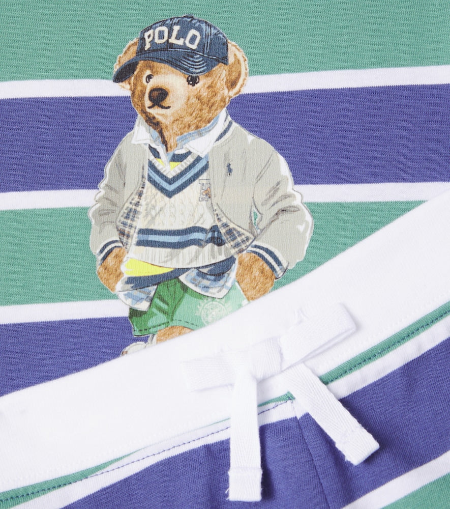 Baby Polo Bear T-shirt and shorts set