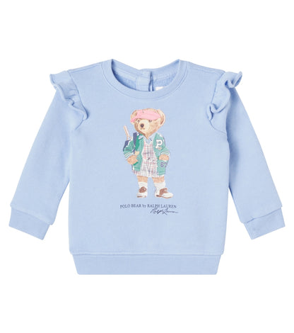 Baby Polo Bear cotton-blend fleece sweatshirt