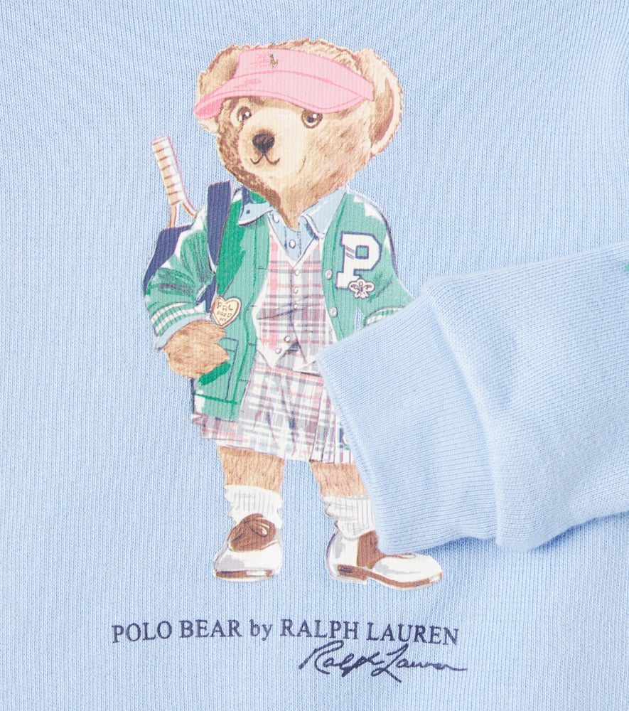 Baby Polo Bear cotton-blend fleece sweatshirt
