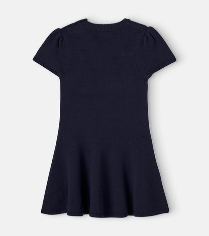 Kitted cotton dress