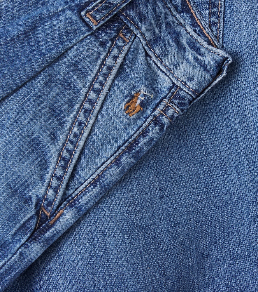 High-rise wide-leg jeans