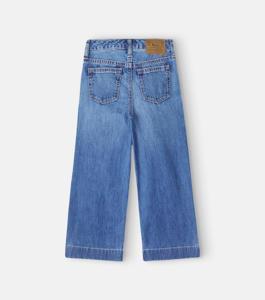 High-rise wide-leg jeans