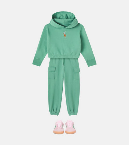 Cotton-blend fleece sweatpants