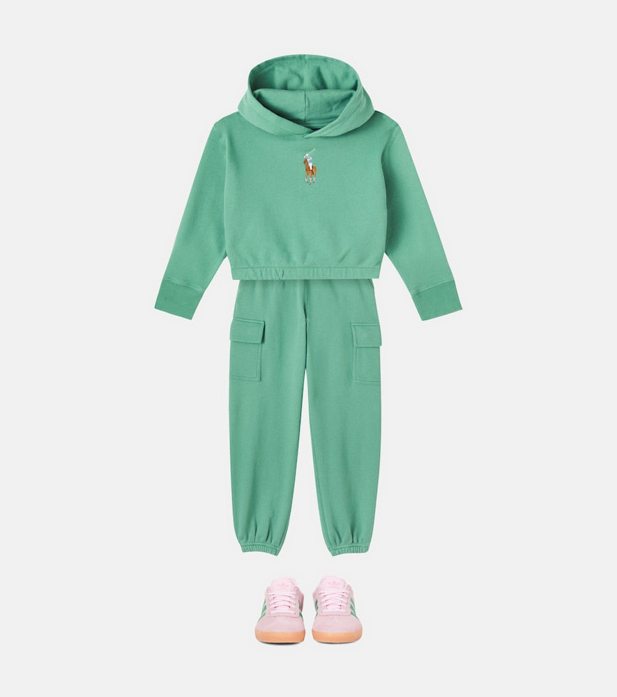 Cotton-blend fleece sweatpants