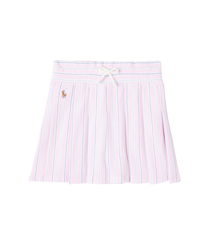 Striped cotton skirt