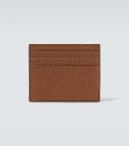 Prada Logo leather card holder