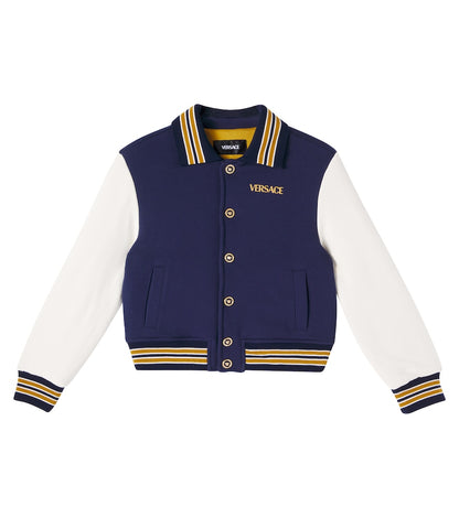 Safety Pin cotton varsity jacket