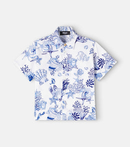Coral Theatre cotton poplin shirt