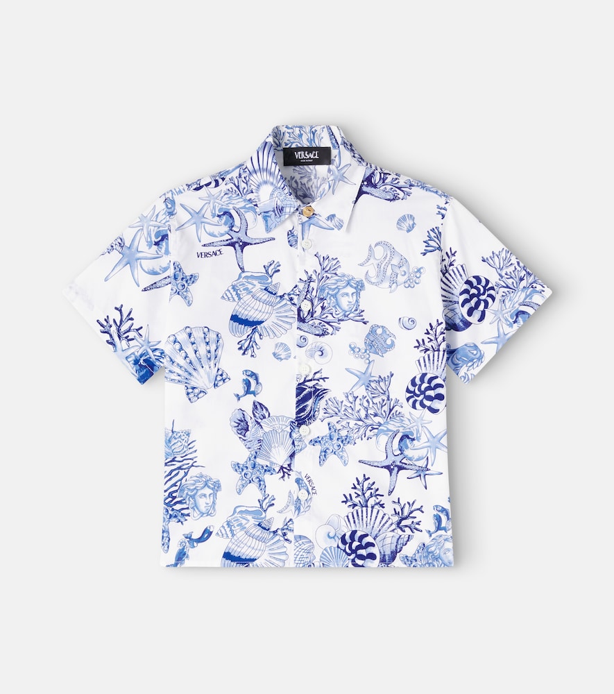 Coral Theatre cotton poplin shirt