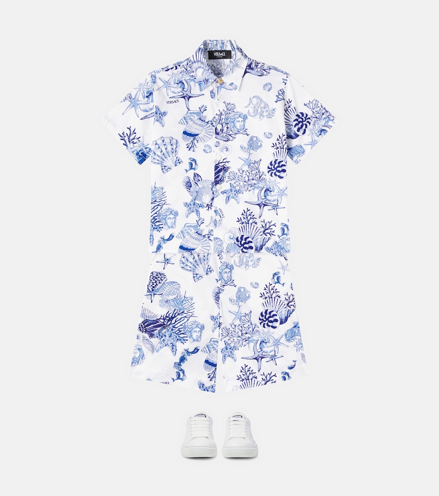 Coral Theatre cotton poplin shirt