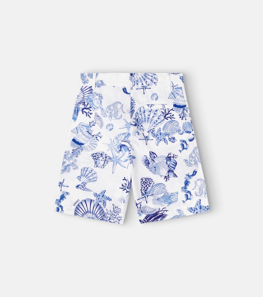 Coral Theatre cotton poplin shorts