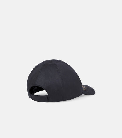 Medusa embellished cotton baseball cap