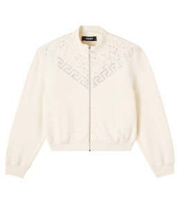 La Greca cotton fleece sweatshirt
