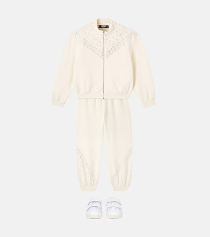 La Greca cotton fleece sweatshirt