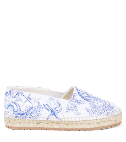 Coral Theatre canvas espadrilles