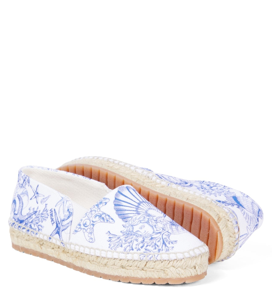 Coral Theatre canvas espadrilles