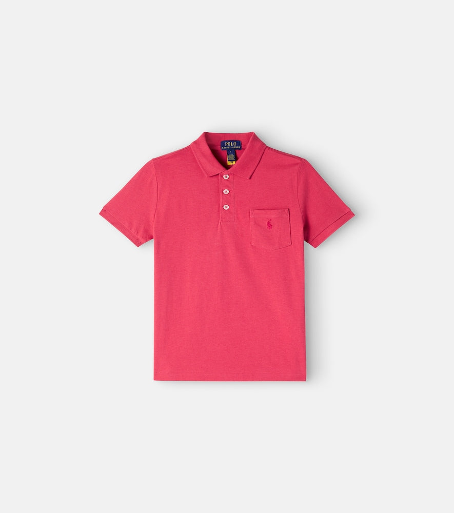 Cotton piqué polo shirt