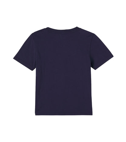 Embroidered cotton jersey T-shirt