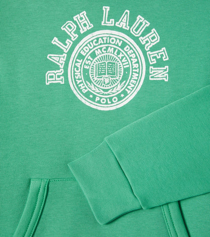 Logo cotton-blend jersey hoodie