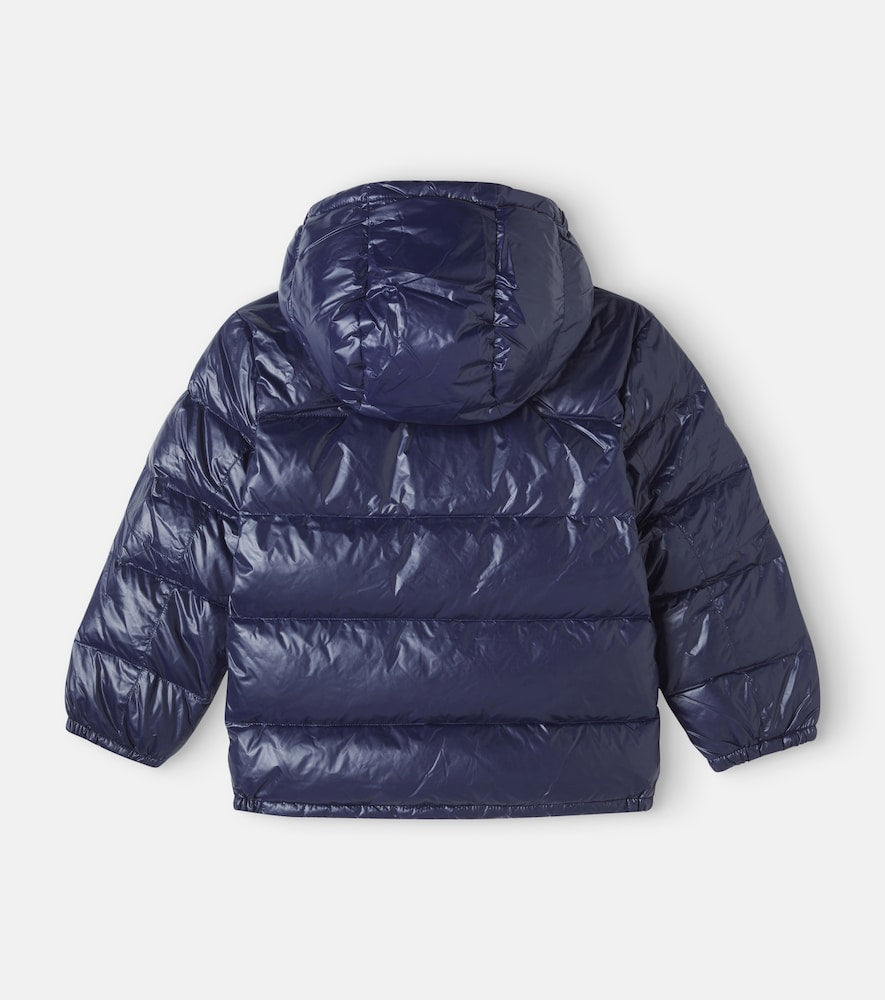Quilted down jacket