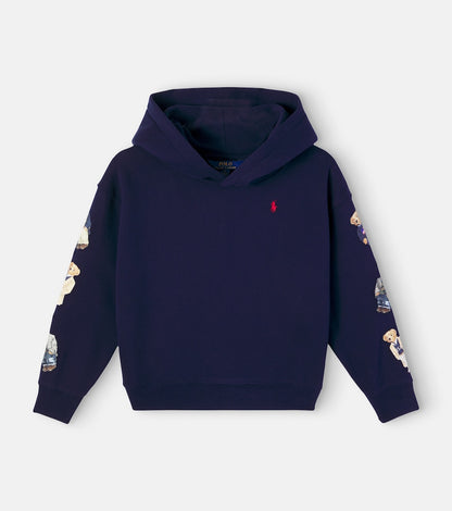 Polo Bear cotton-blend fleece hoodie