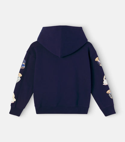 Polo Bear cotton-blend fleece hoodie