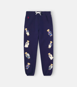 Printed cotton-blend sweatpants
