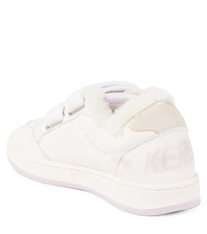 Ball Star glitter leather sneakers
