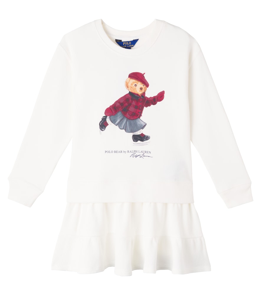 Polo Bear cotton-blend dress