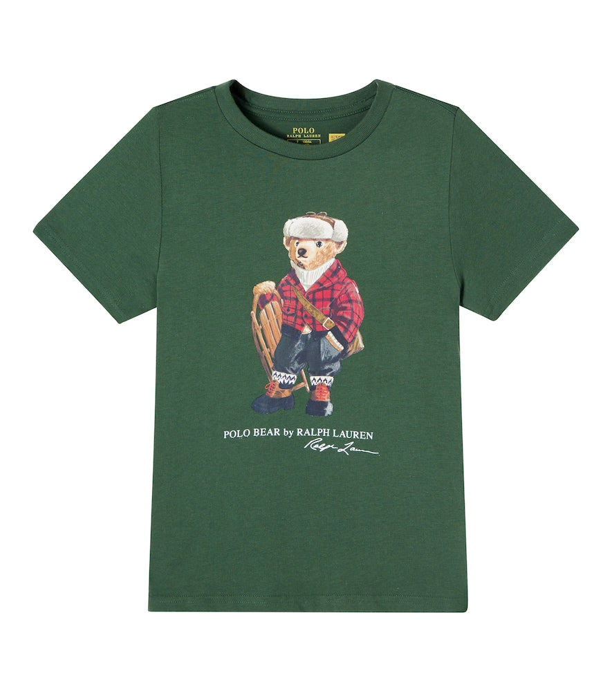 Printed cotton jersey T-shirt