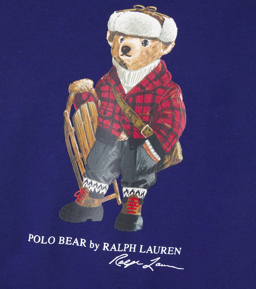 Polo Bear cotton-blend jersey hoodie