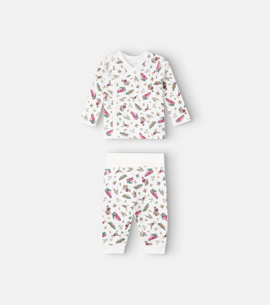 Baby Polo Bear printed cotton gift set