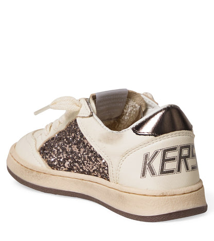 Ball Star glitter leather sneakers