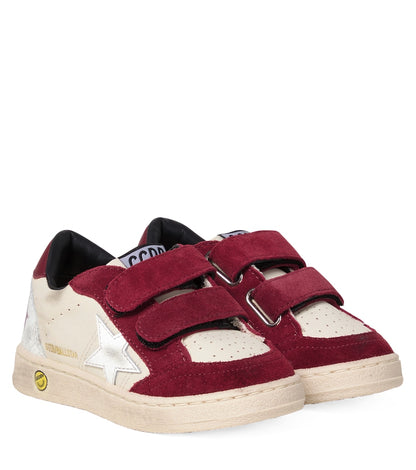Ball Star suede and leather sneakers