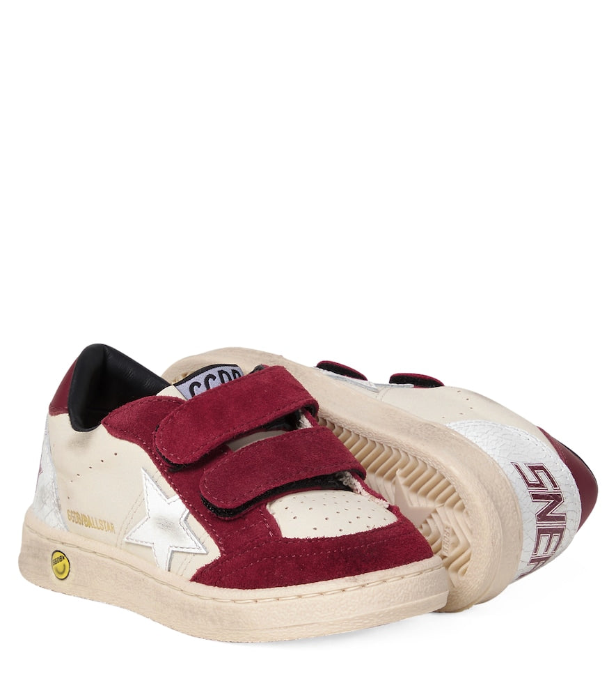 Ball Star suede and leather sneakers