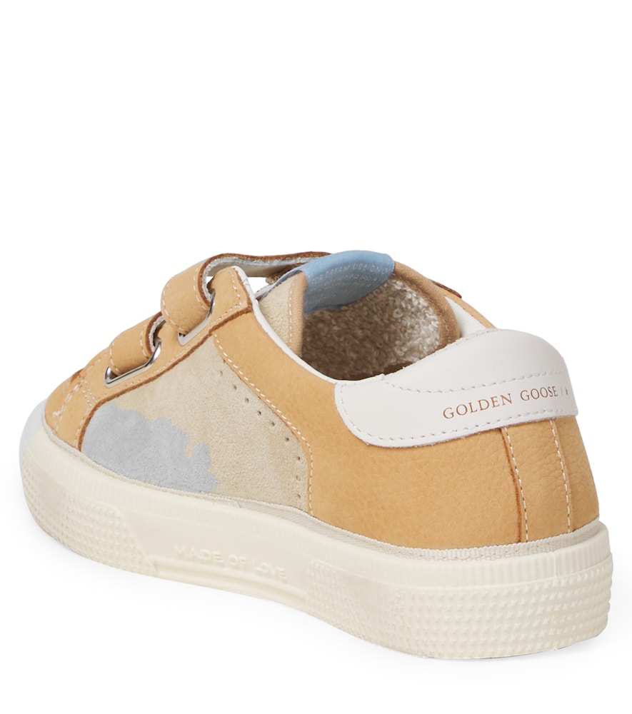 May suede-trimmed sneakers
