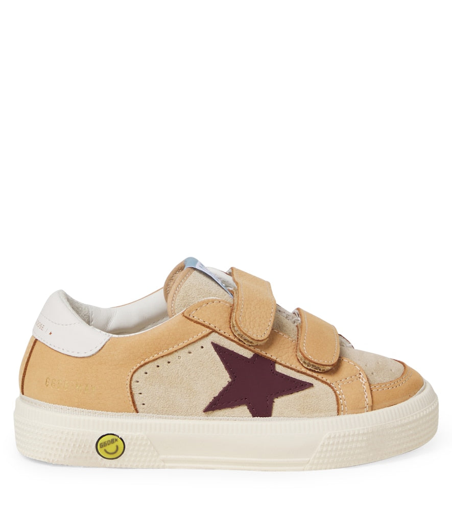 May suede-trimmed sneakers
