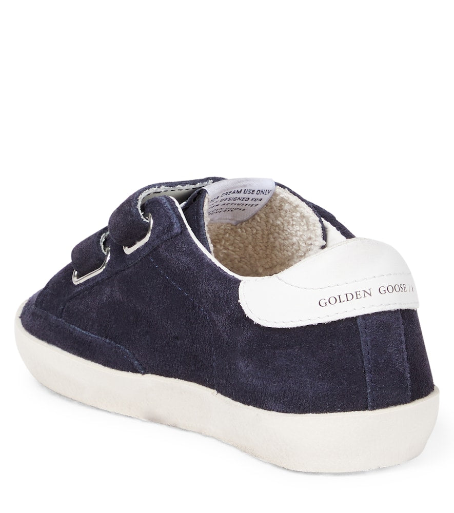 Old School sequined suede sneakers