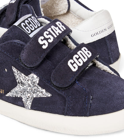 Old School sequined suede sneakers
